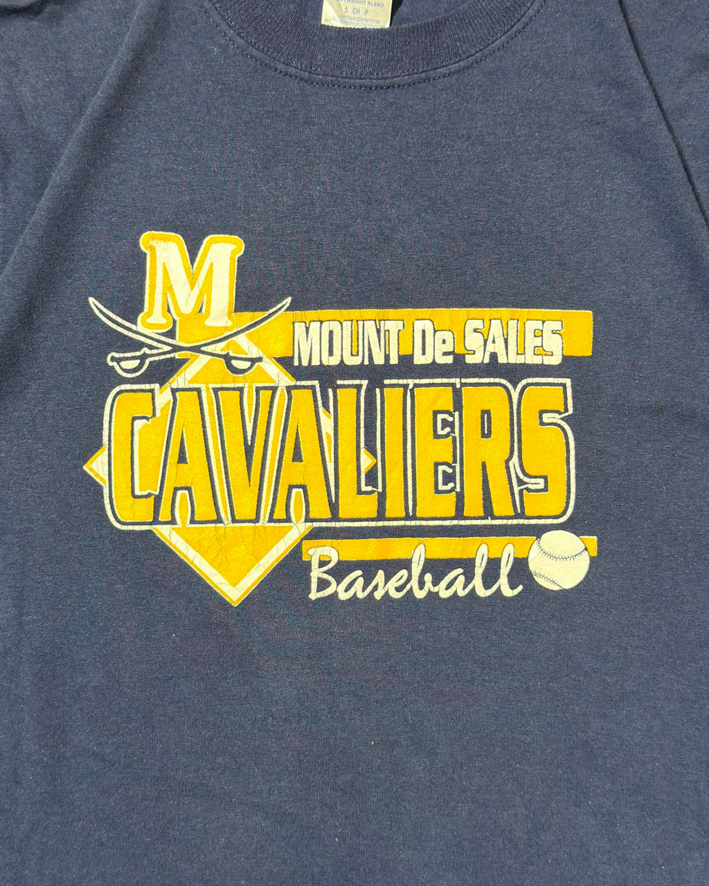 Vintage college baseball T-shirt