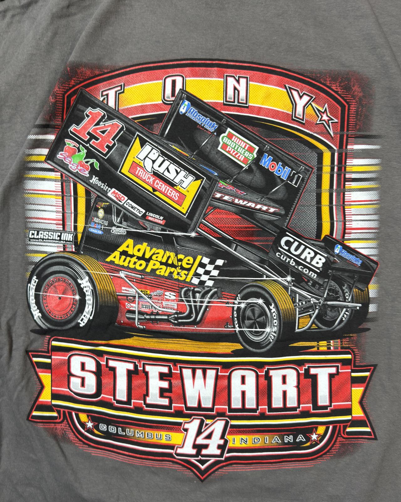 Vintage Tony Stewart motorsport T-shirt