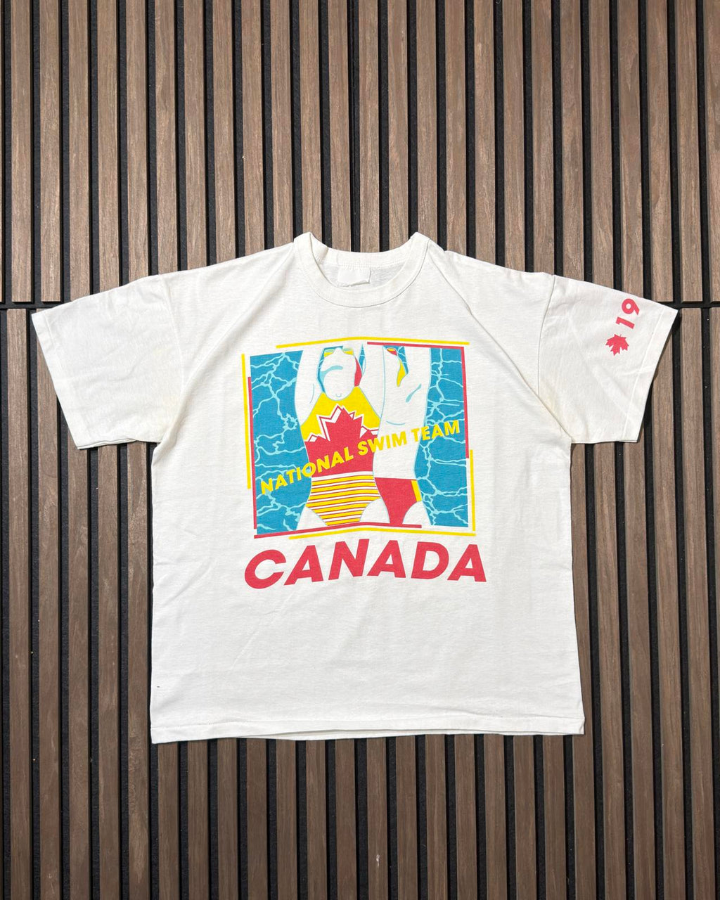 Vintage 1988 Canada swim team T-shirt