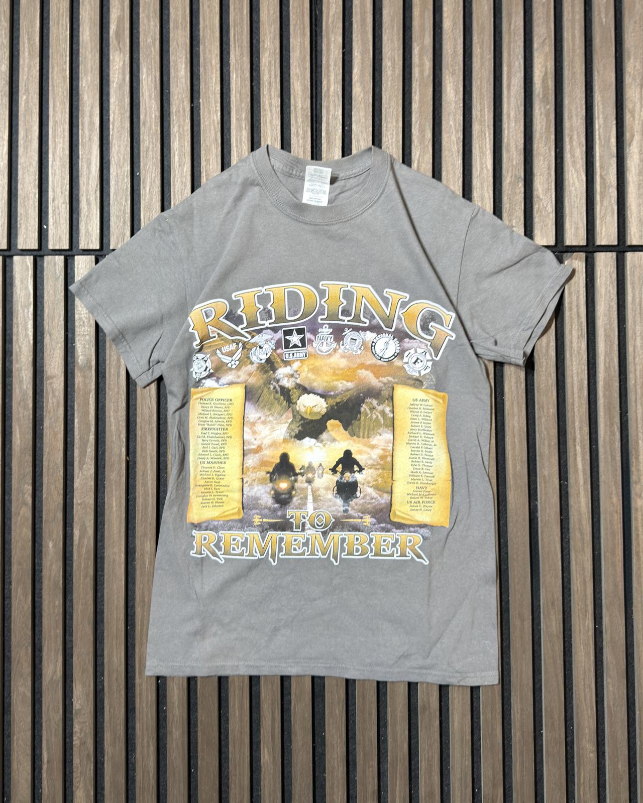 Vintage Remembrance motorcycle T-shirt