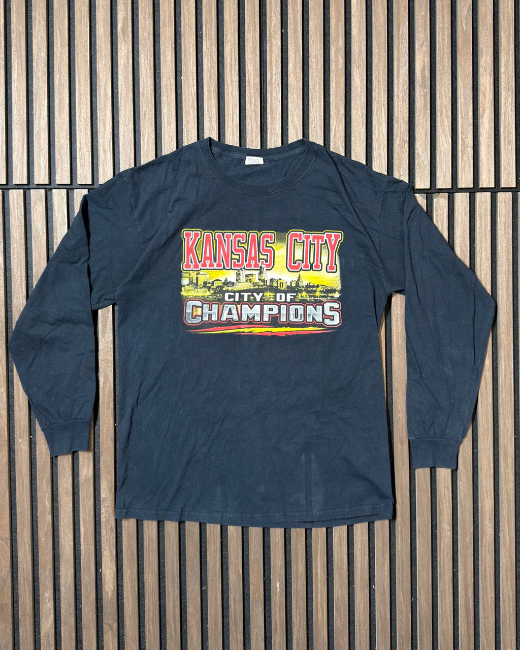 Vintage Kansas football long sleeve T-shirt