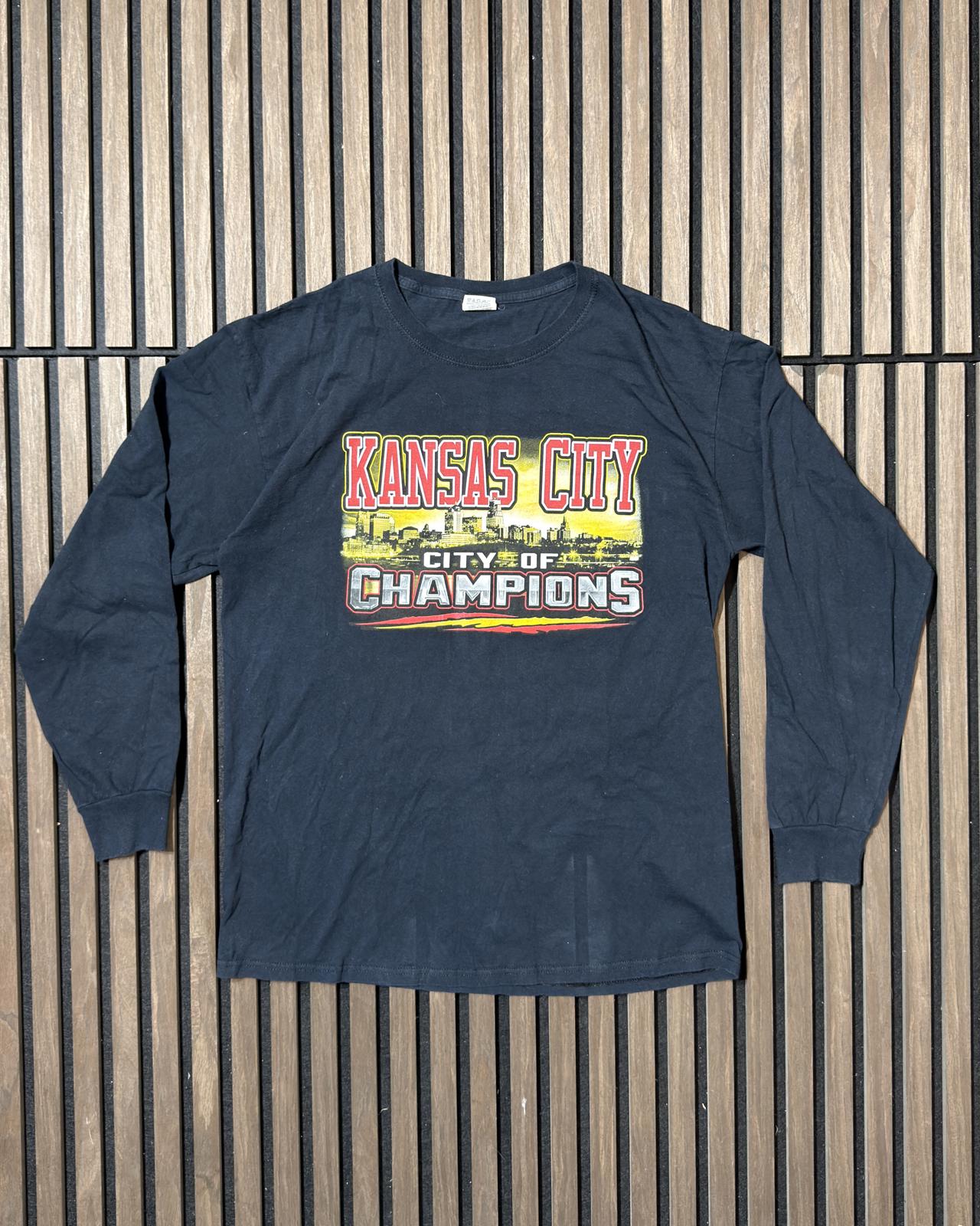 Vintage Kansas football long sleeve T-shirt