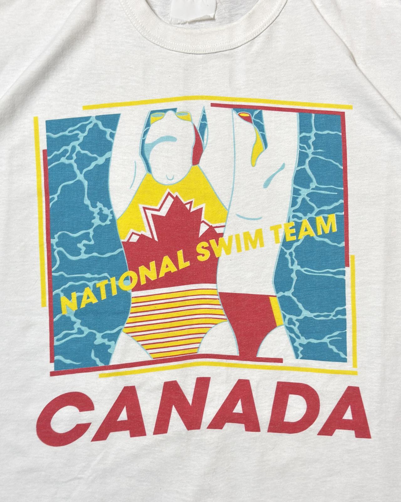 Vintage 1988 Canada swim team T-shirt