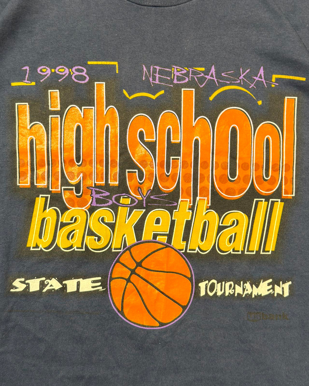 Vintage 1998 Nebraska basketball long sleeve T-shirt