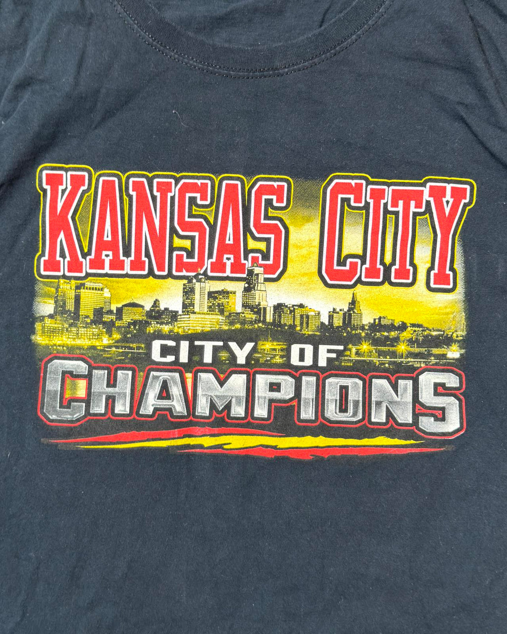 Vintage Kansas football long sleeve T-shirt