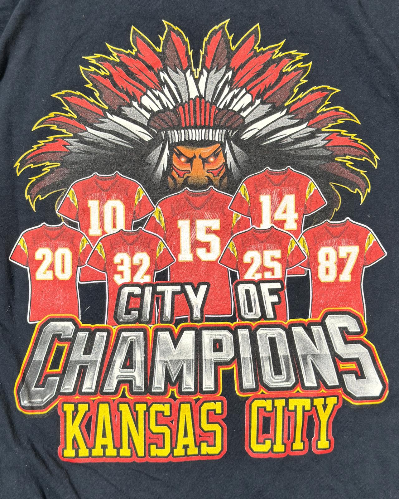 Vintage Kansas football long sleeve T-shirt