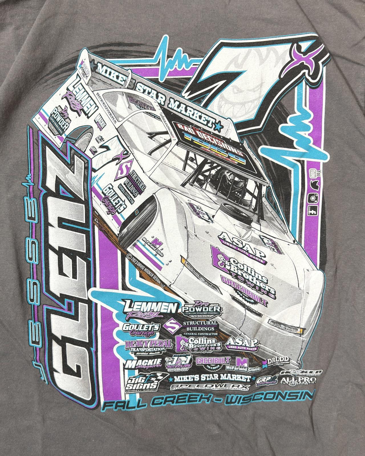 Vintage Jesse Glenz NASCAR T-shirt