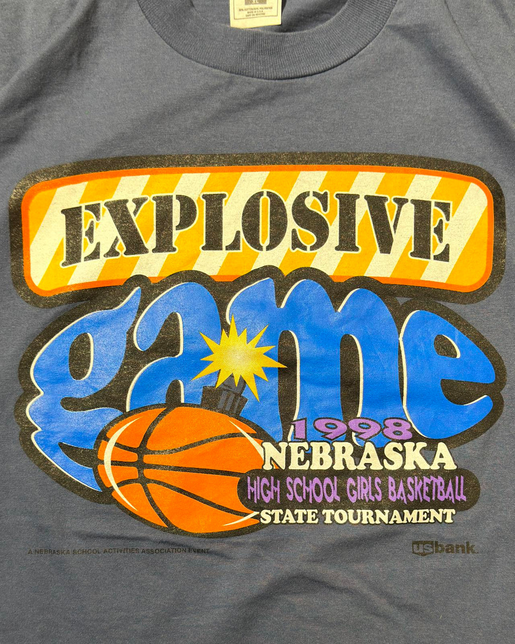 Vintage 1998 Nebraska basketball T-shirt