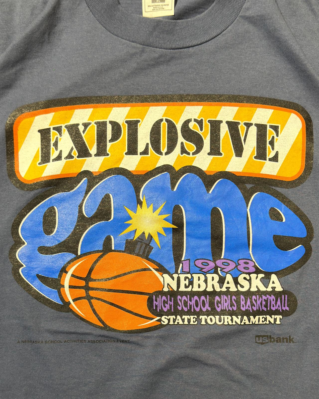 Vintage 1998 Nebraska basketball T-shirt
