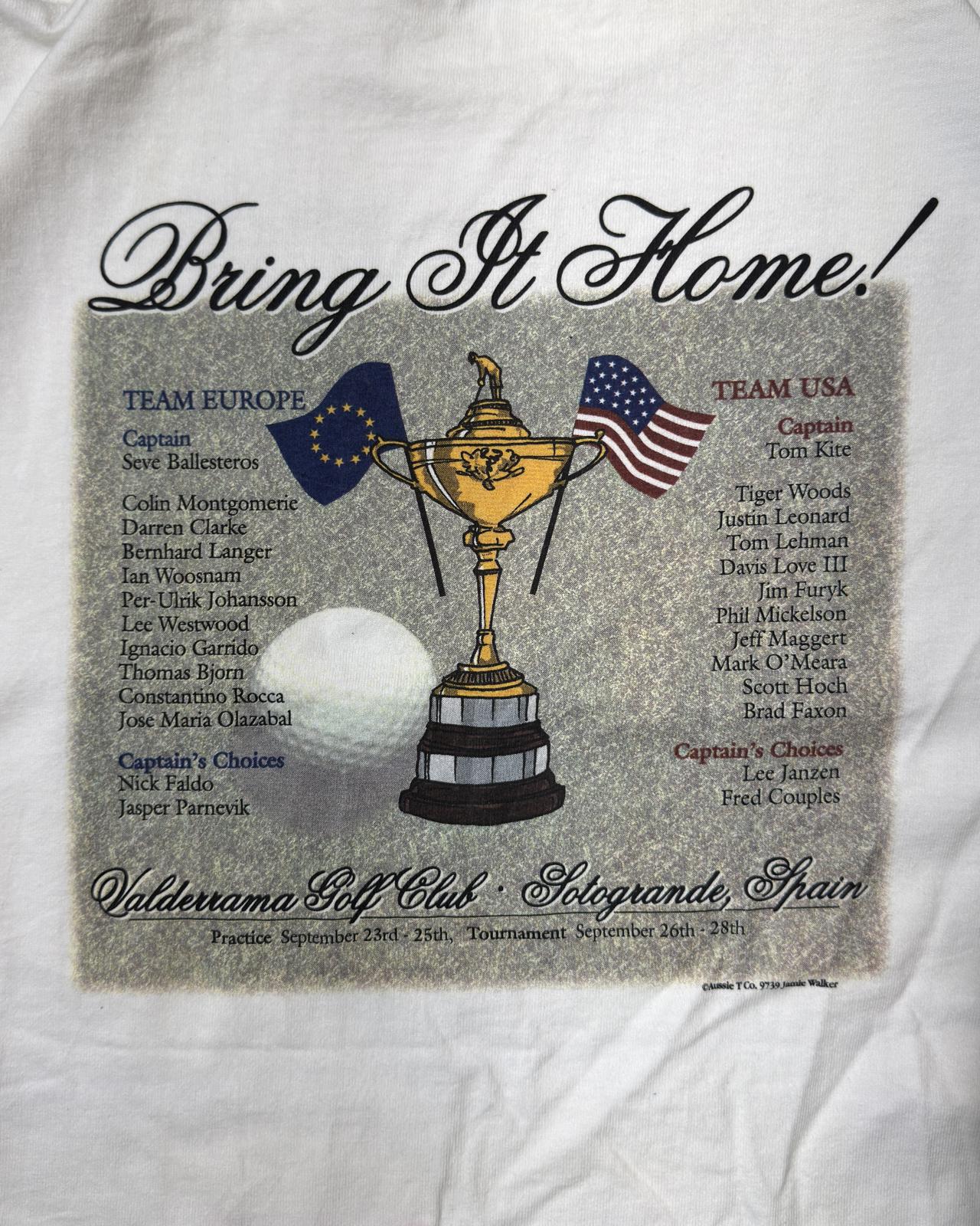 Vintage Golf USA vs Europe T-shirt