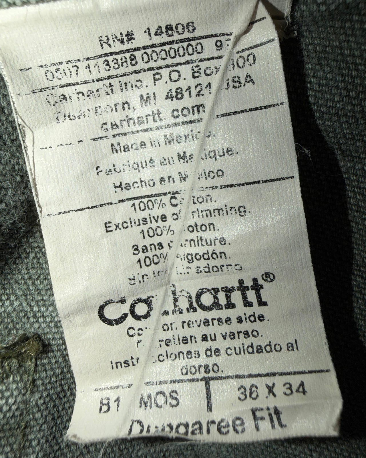 Carhartt Carpenter Trousers